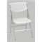 Bridgeport Folding Chair, Resin Mesh Back And Seat, White Color, PK4 C863BP60WHP4E - alternate 1